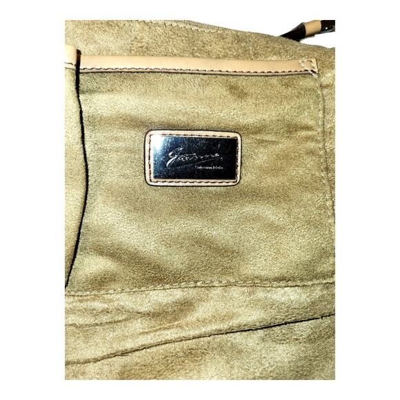 Etienne Privee Collection Cotton Canvas Double Handle Tote Purse Shoulder Bag LG - Picture 7 of 7